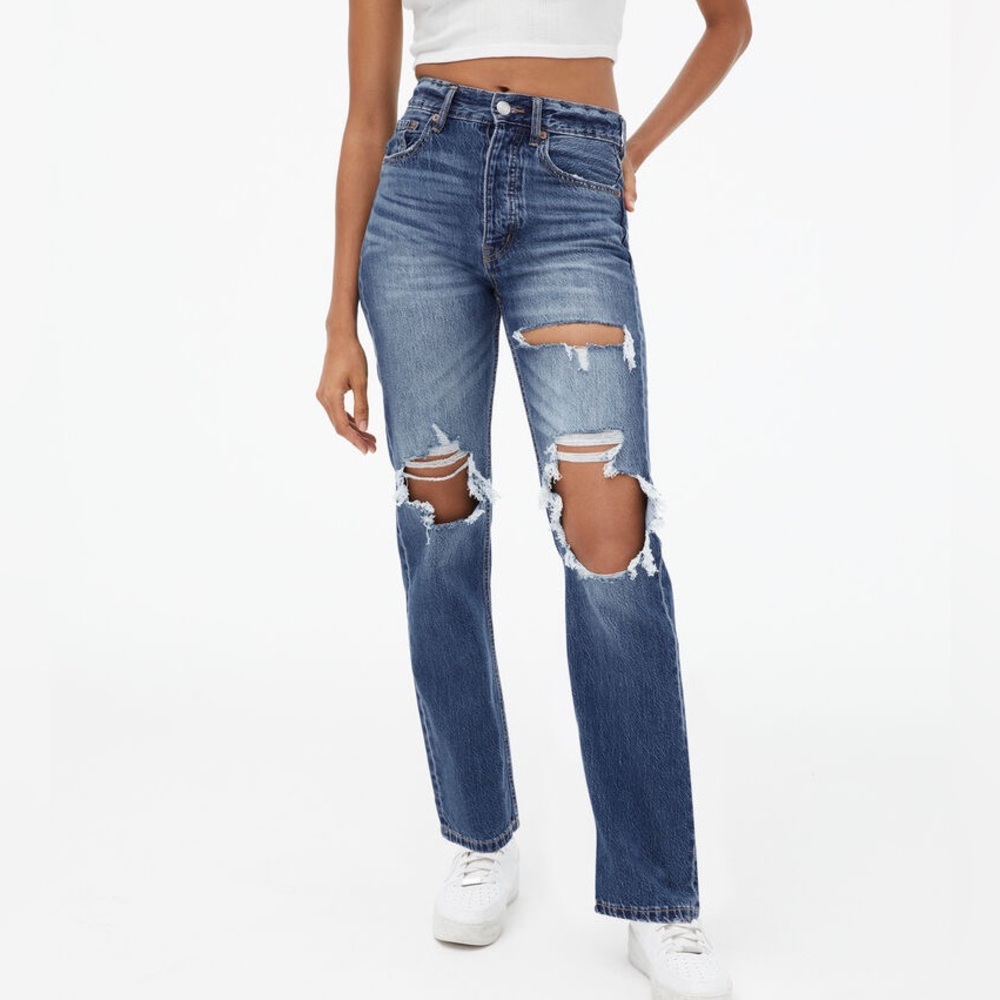 Dark denim 90’s baggy/boyfriend jeans